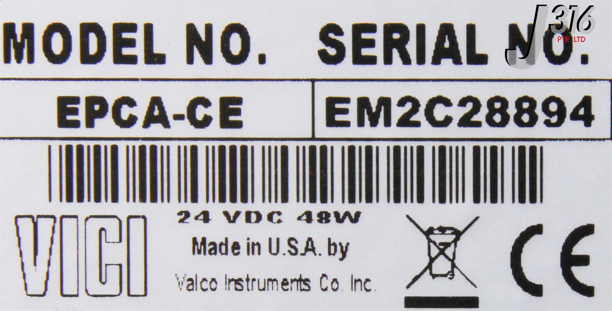 Module De Commande VALCO VICI EPCA-CE Deux Positions - Occasion, Sans Câble Ni Accessoires